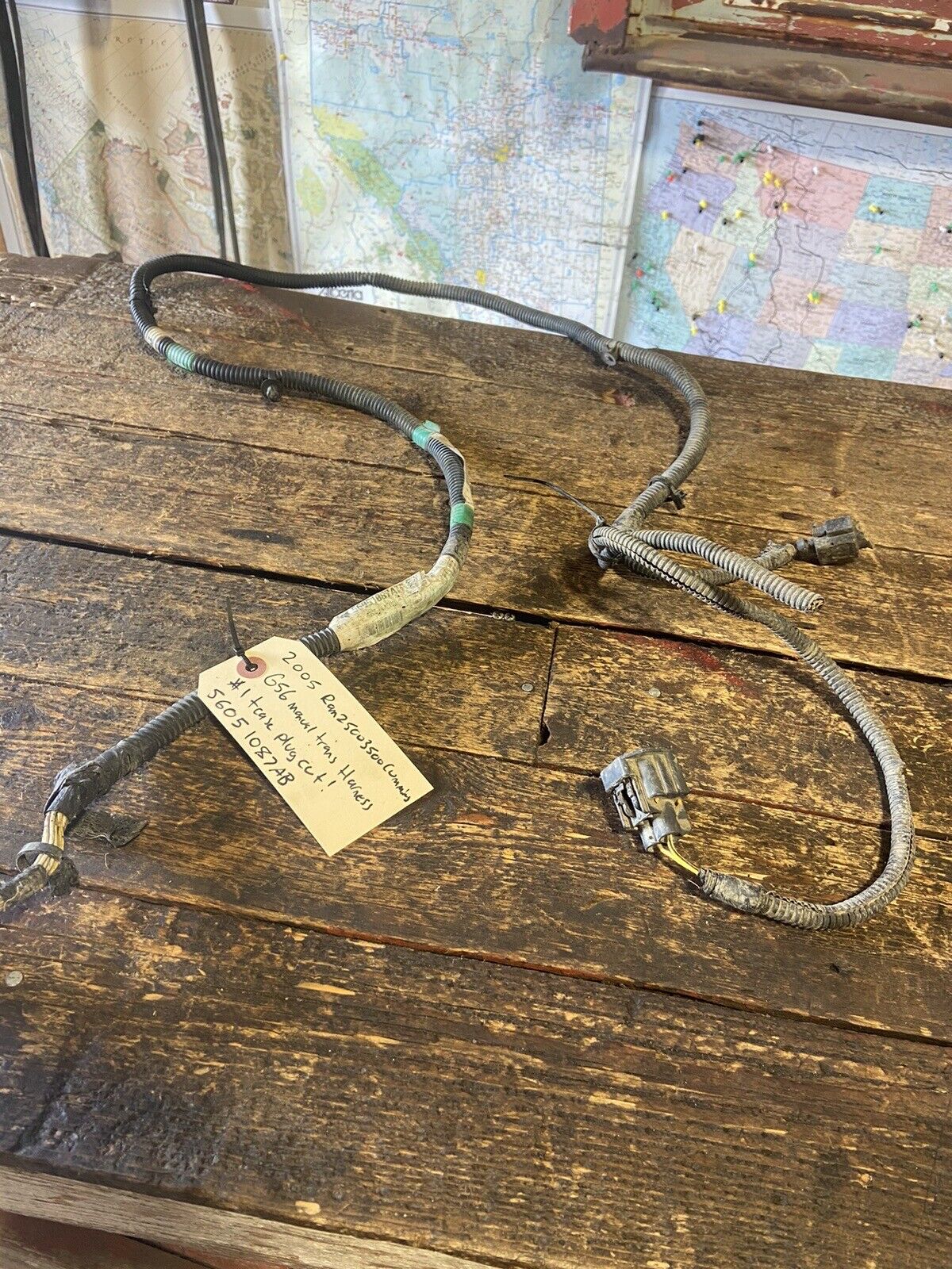 2005 DODGE RAM 2500 3500 CUMMINS 6SPD MANUAL TRANSMISSION HARNESS 56051087AB