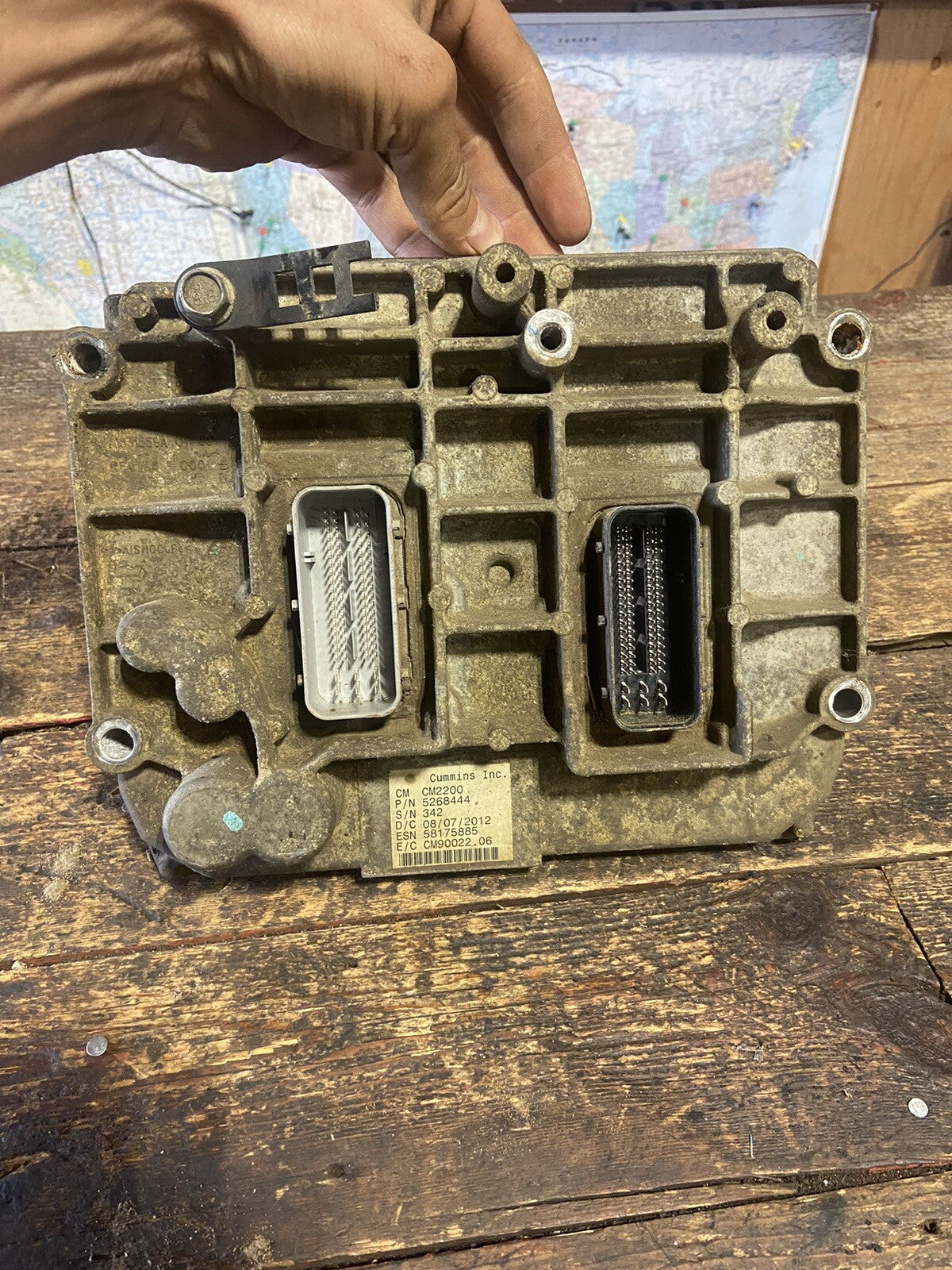 2012 RAM 2500 3500 6.7L CUMMINS MANUAL TRANS ECM ENGINE CONTROL MODULE 5268444