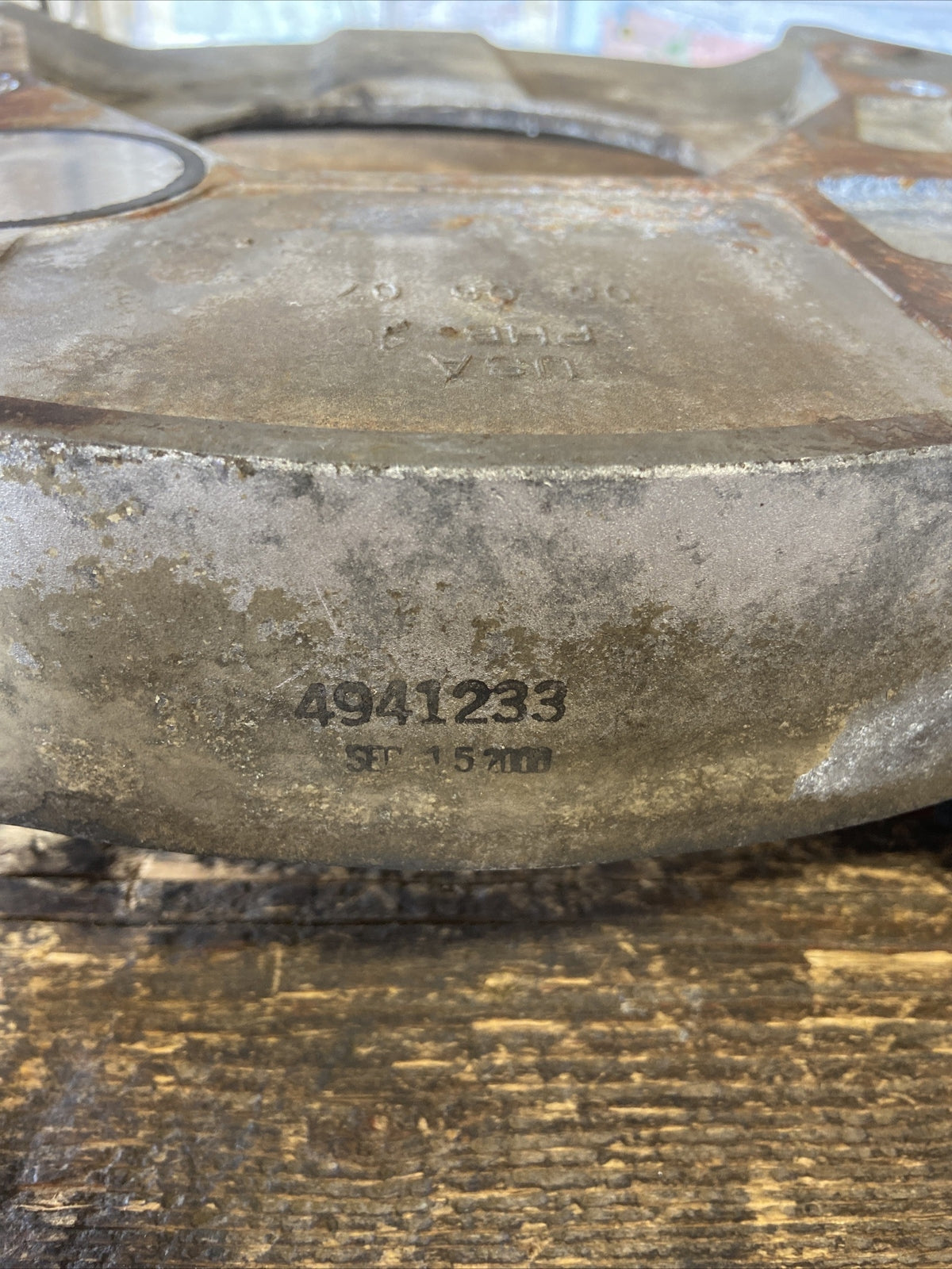 2003 - 2018 DODGE RAM 2500 3500 CUMMINS ADAPTER PLATE FLYWHEEL HOUSING 4941232