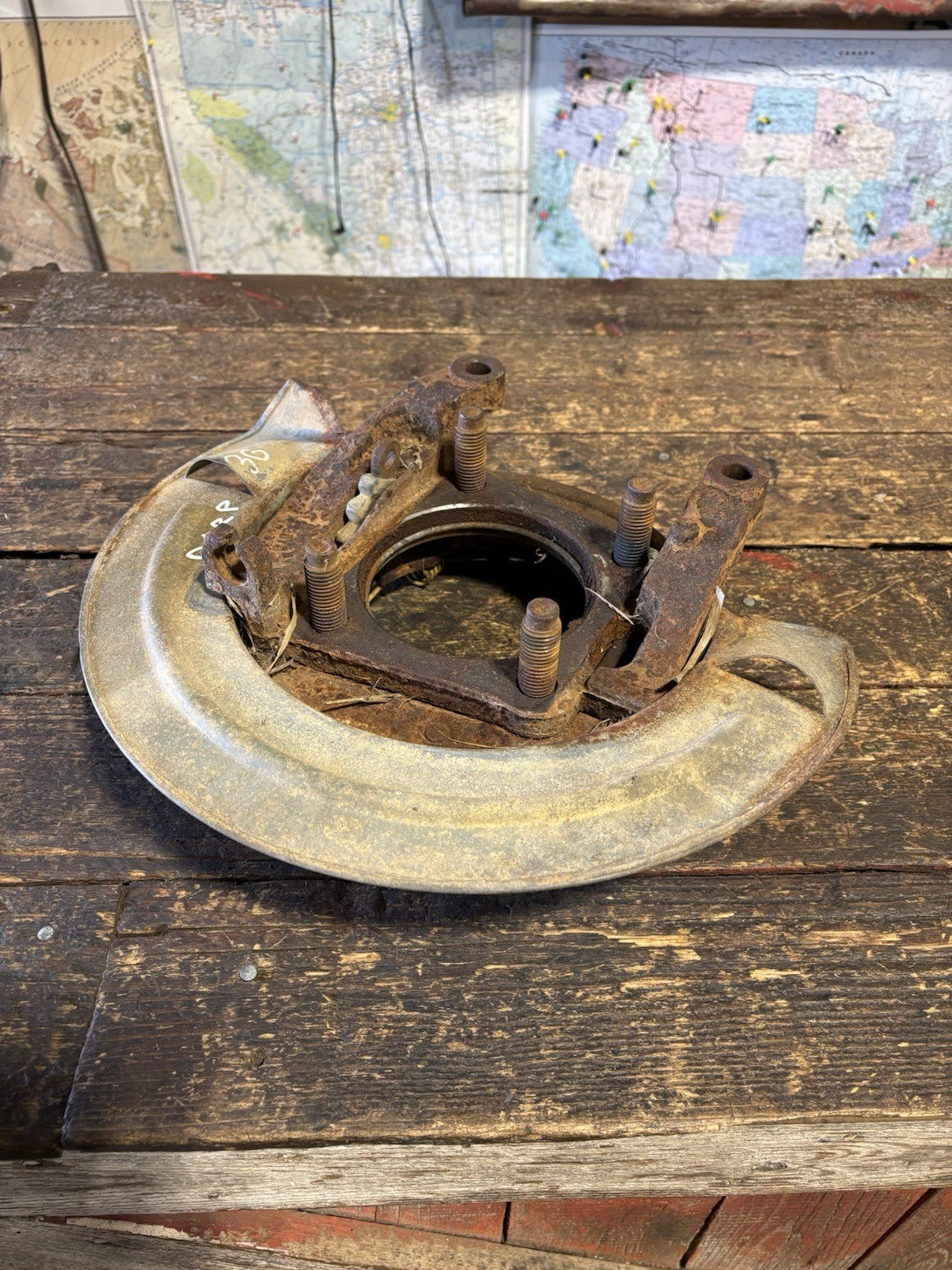 2003-2009 DODGE RAM 2500 3500 REAR EBRAKE HOLDER CALIPER BRACKET PASS OR DRIVER