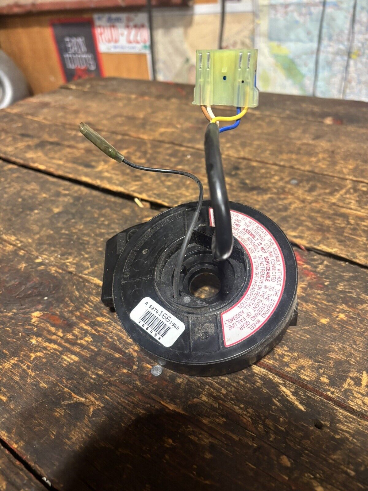 1990 1991 DODGE RAM 250 350 CUMMINS CLOCK SPRING W TILT &amp; CRUISE 17077c