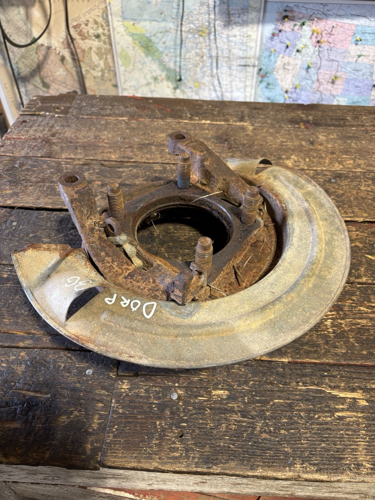 2003-2009 DODGE RAM 2500 3500 REAR EBRAKE HOLDER CALIPER BRACKET PASS OR DRIVER