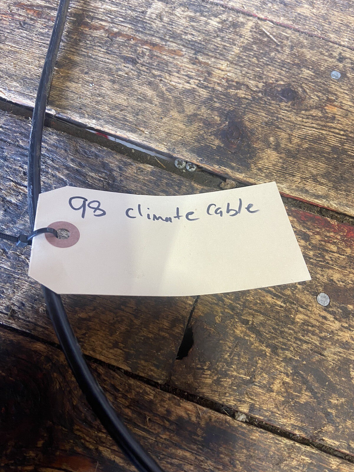 1998 DODGE RAM TRUCK CLIMATE HEATER CONTROL CABLE 55055591AC