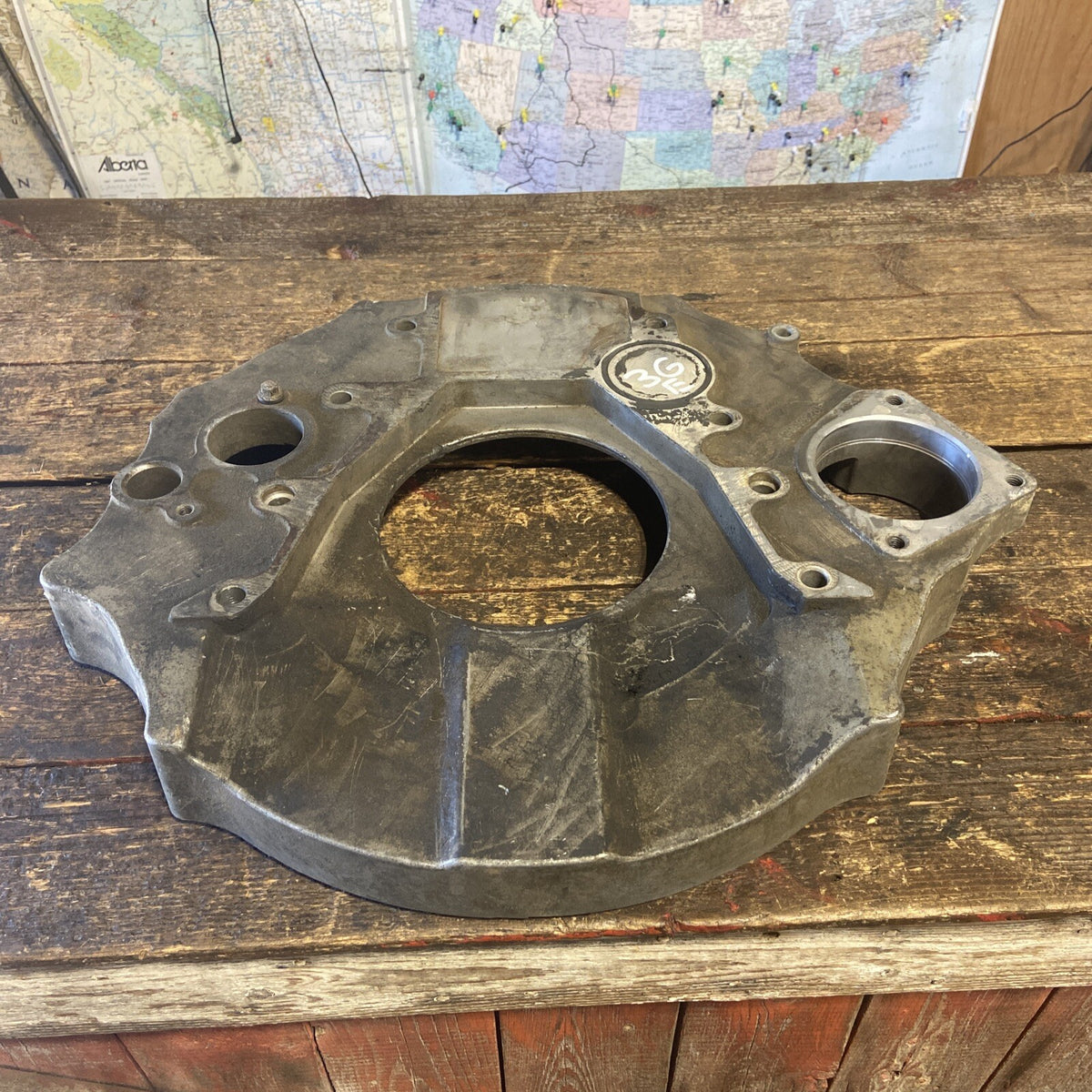 2003 - 2007 DODGE RAM 2500 3500 CUMMINS ADAPTER PLATE FLYWHEEL HOUSING 3999928