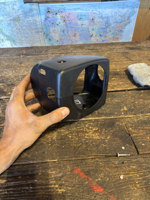 1991 - 1993 DODGE RAM 250 350 STEERING COLUMN COVER SHROUDS BLACK WITH TILT