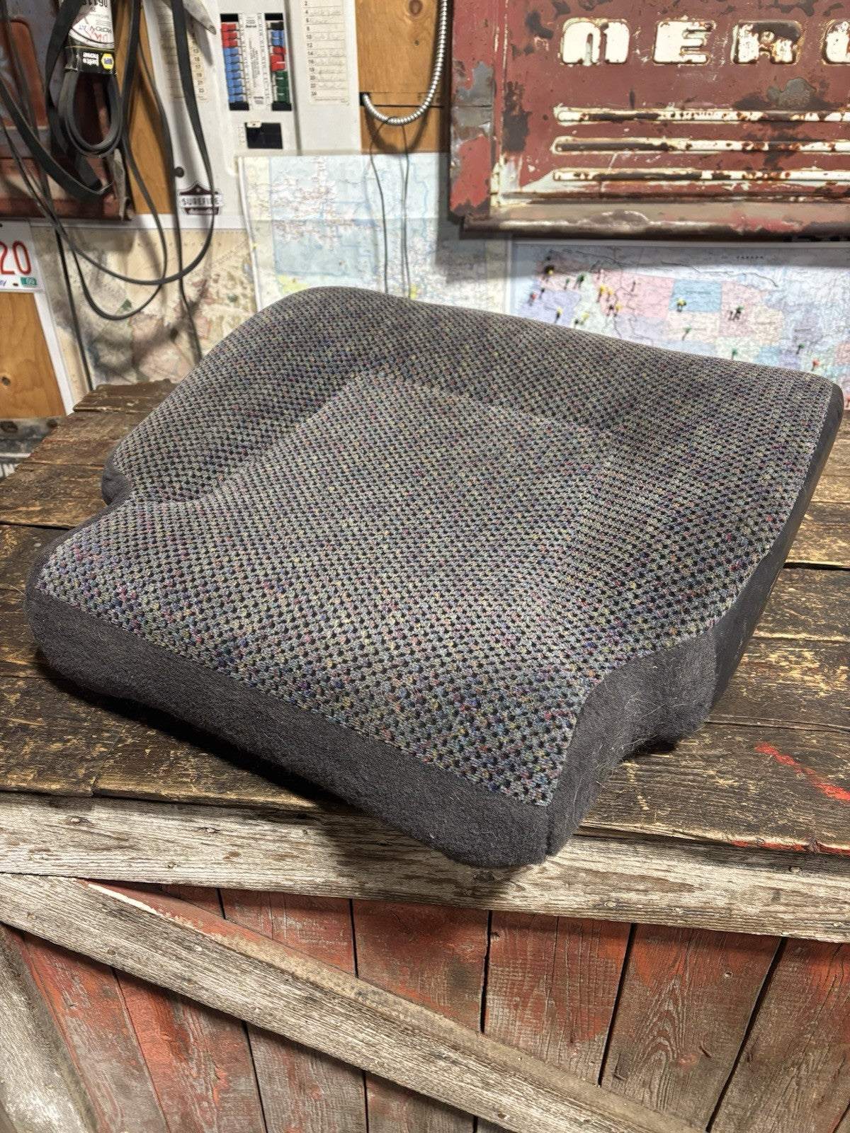 1998-2002 DODGE RAM 1500 2500 3500 DRIVER SIDE DARK GREY AGATE SEAT CUSHION