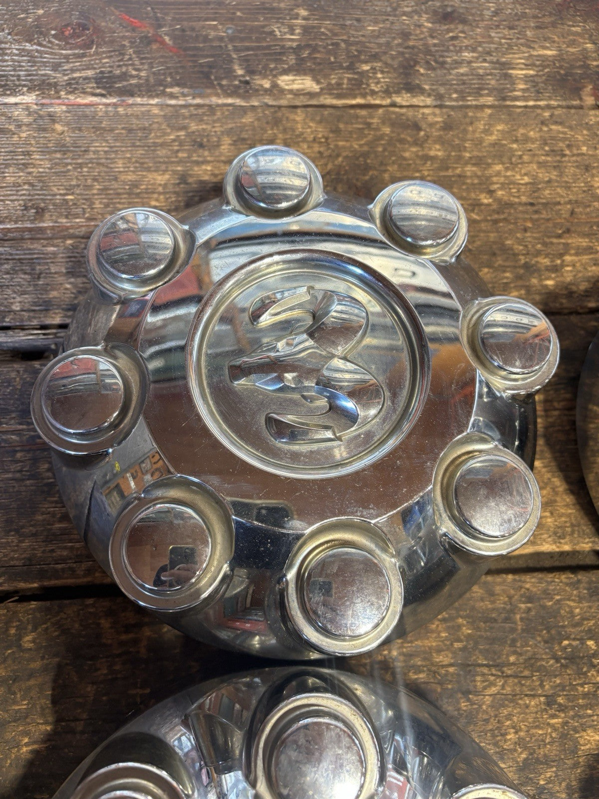 OEM 2003 - 2012 Dodge Ram 2500/3500 SET OF CHROME Center HUB Caps 52121450AD