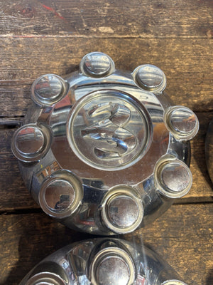 OEM 2003 - 2012 Dodge Ram 2500/3500 SET OF CHROME Center HUB Caps 52121450AD
