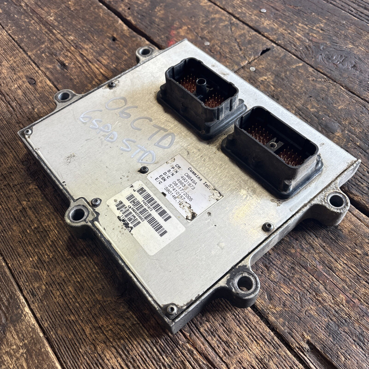 2006 DODGE RAM 2500 3500 CUMMINS 5.9L 6spd MANUAL ECM PN 4931973