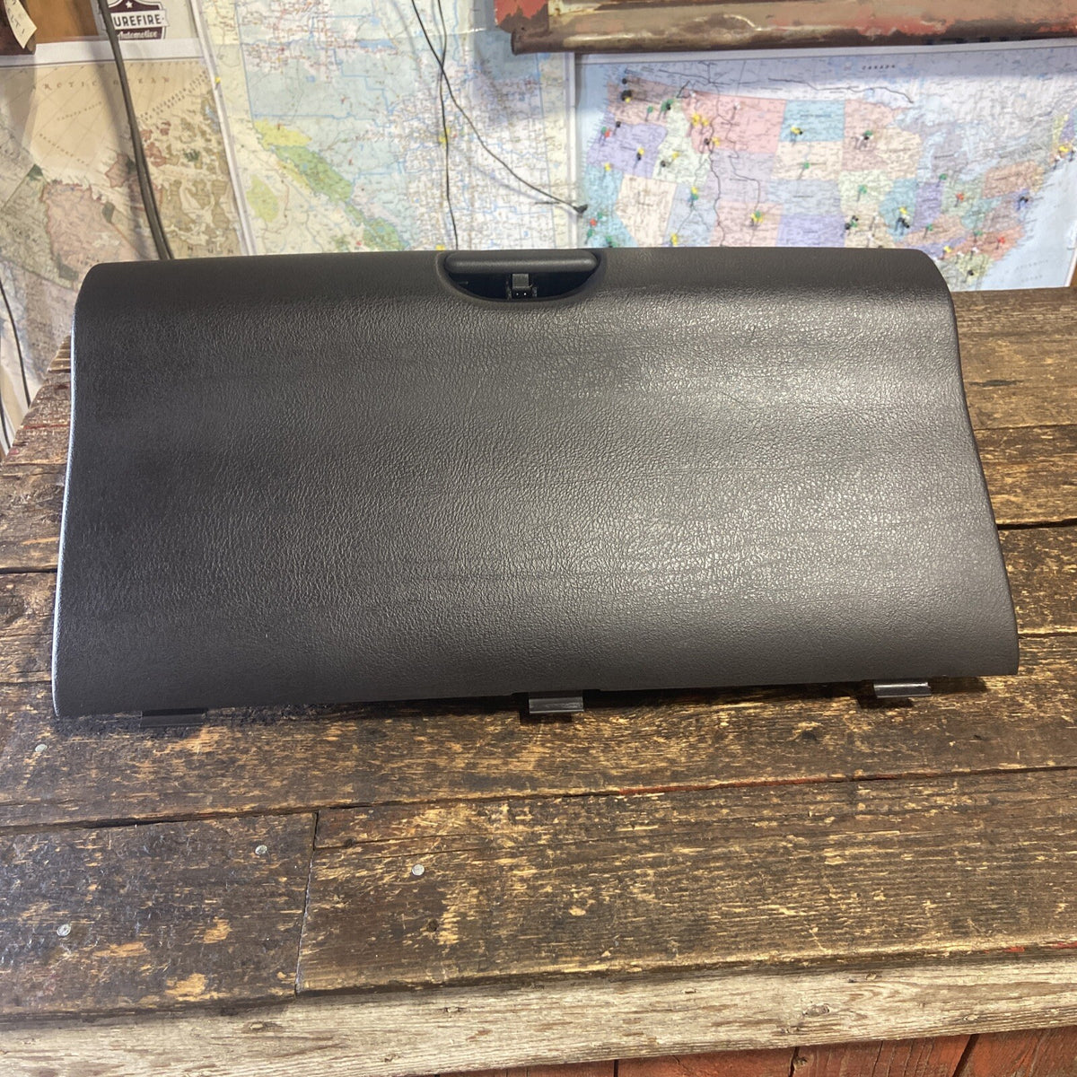 1998-2002 DODGE RAM 2500 3500 DARK GREY AGATE GLOVE BOX MINT!