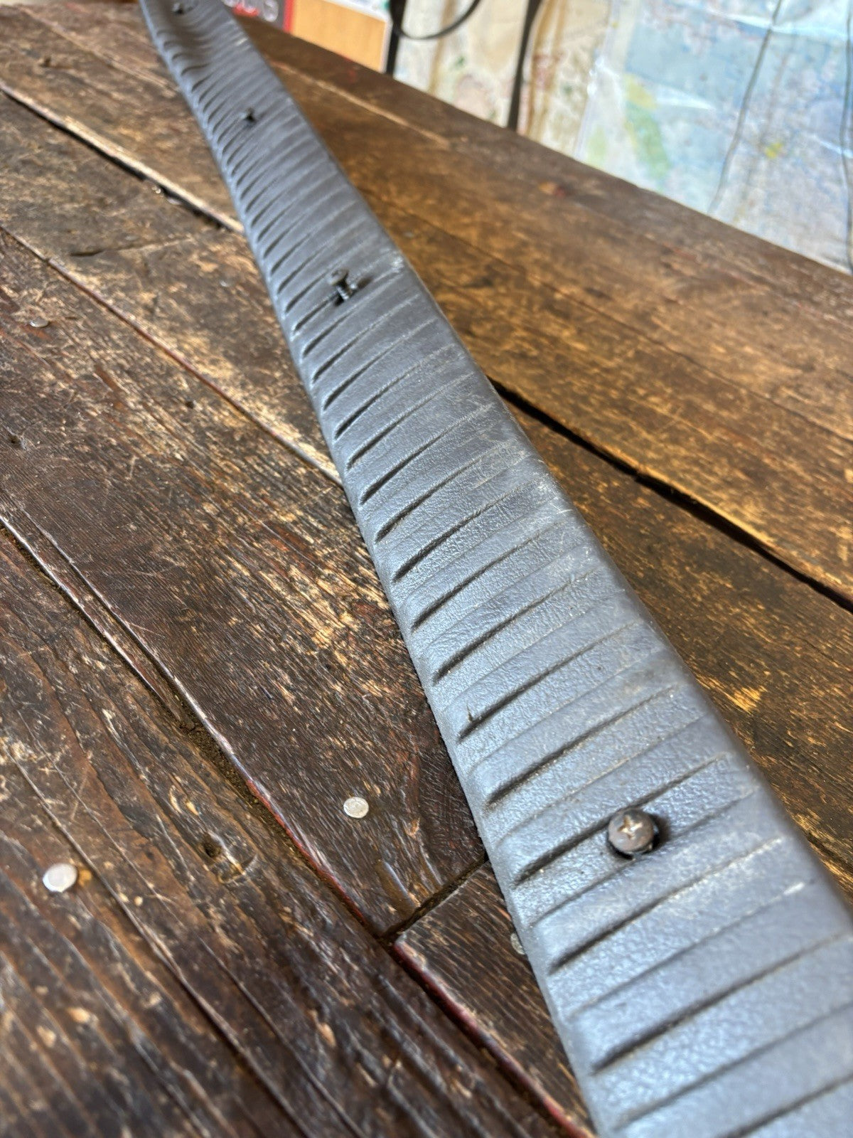 DRIVER SIDE DARK GREY FLOOR TRIM EXTENDED CAB 1998-2002 DODGE RAM TRUCKS