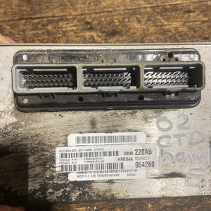 2002 DODGE RAM 2500 3500 24V CUMMINS MANUAL PCM COMPUTER MODULE 56040220AB