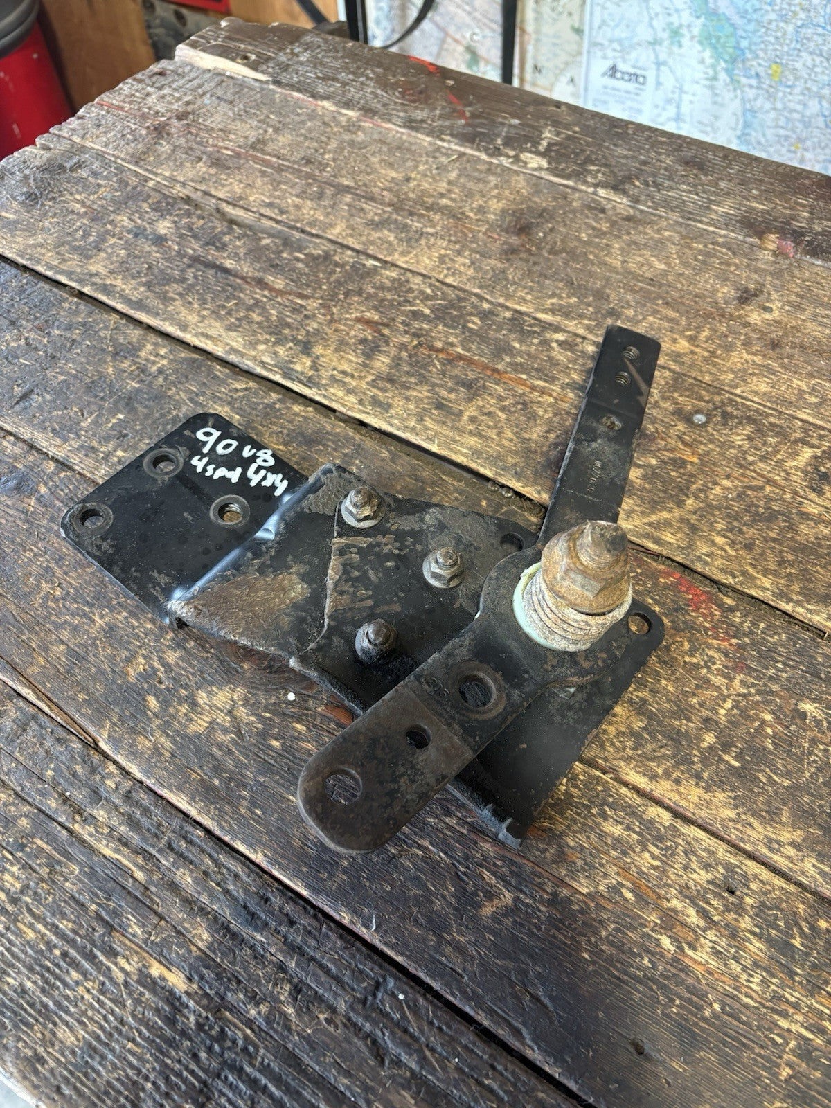 1990 DODGE RAM 5.9LV8 4SPD STD TCASE SHIFTER ASSEMBLY 53007690 52077911 53007685