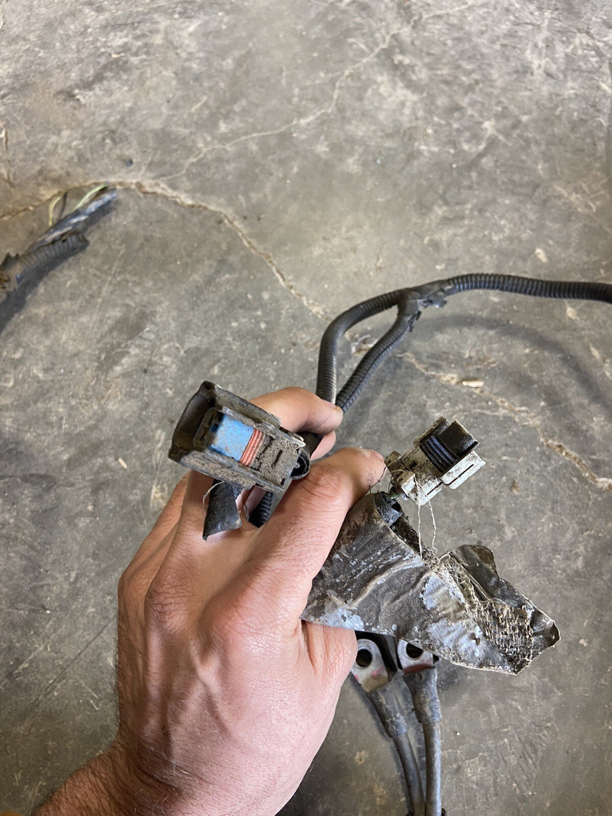 1996 DODGE RAM 2500 3500 CUMMINS 5SPD 2WD ENGINE HARNESS 56011501AF CUT SECTION*