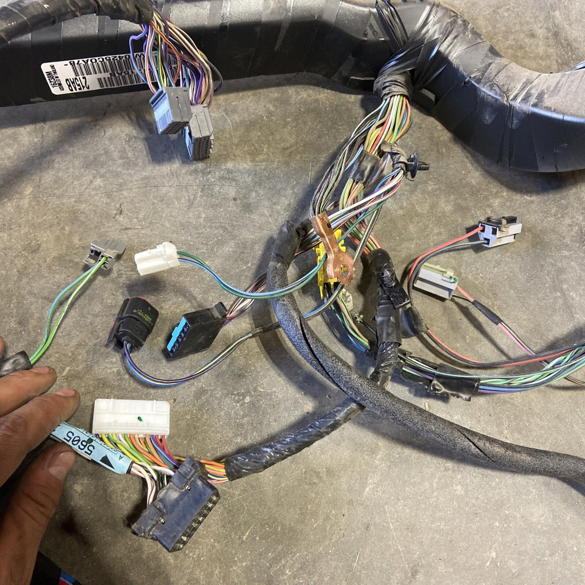 2005 DODGE RAM 2500 3500 CUMMINS AUTOMATIC HEATED SEATS DASH HARNESS 56051215AB 