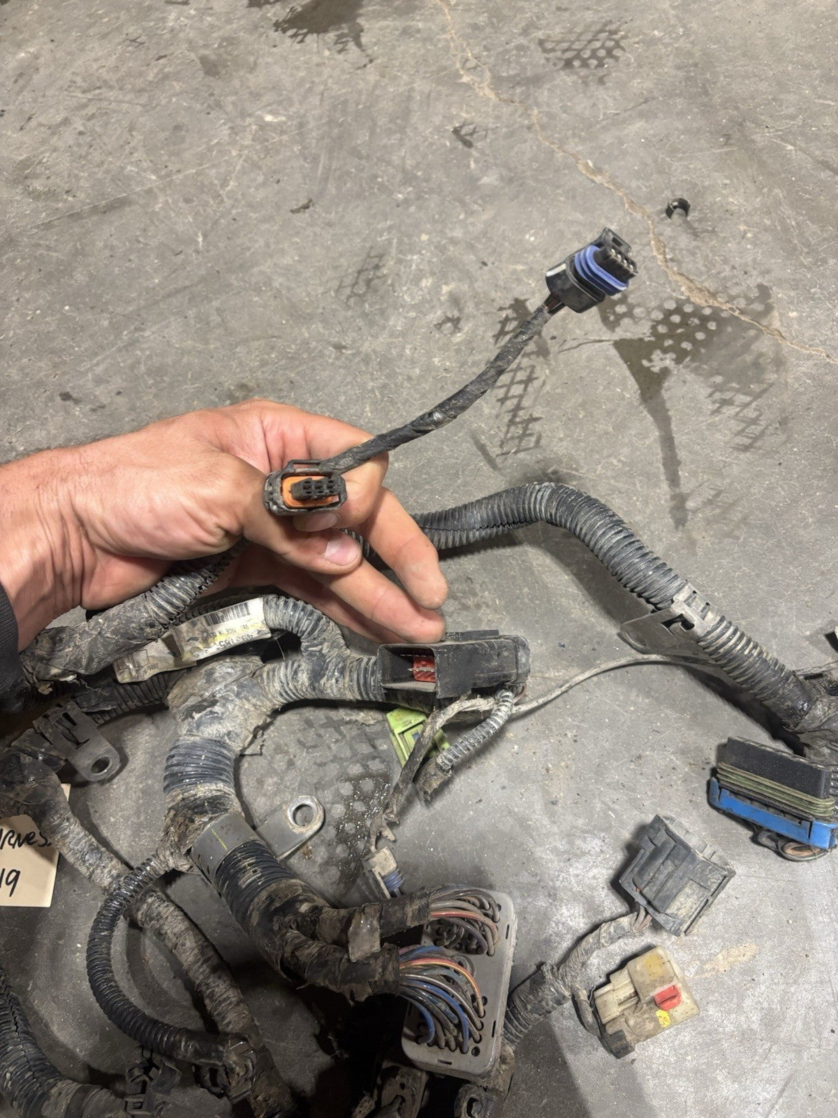 2006 2007 DODGE RAM 5.9L CUMMINS FULL ENGINE WIRING HARNESS 4931851 4939019