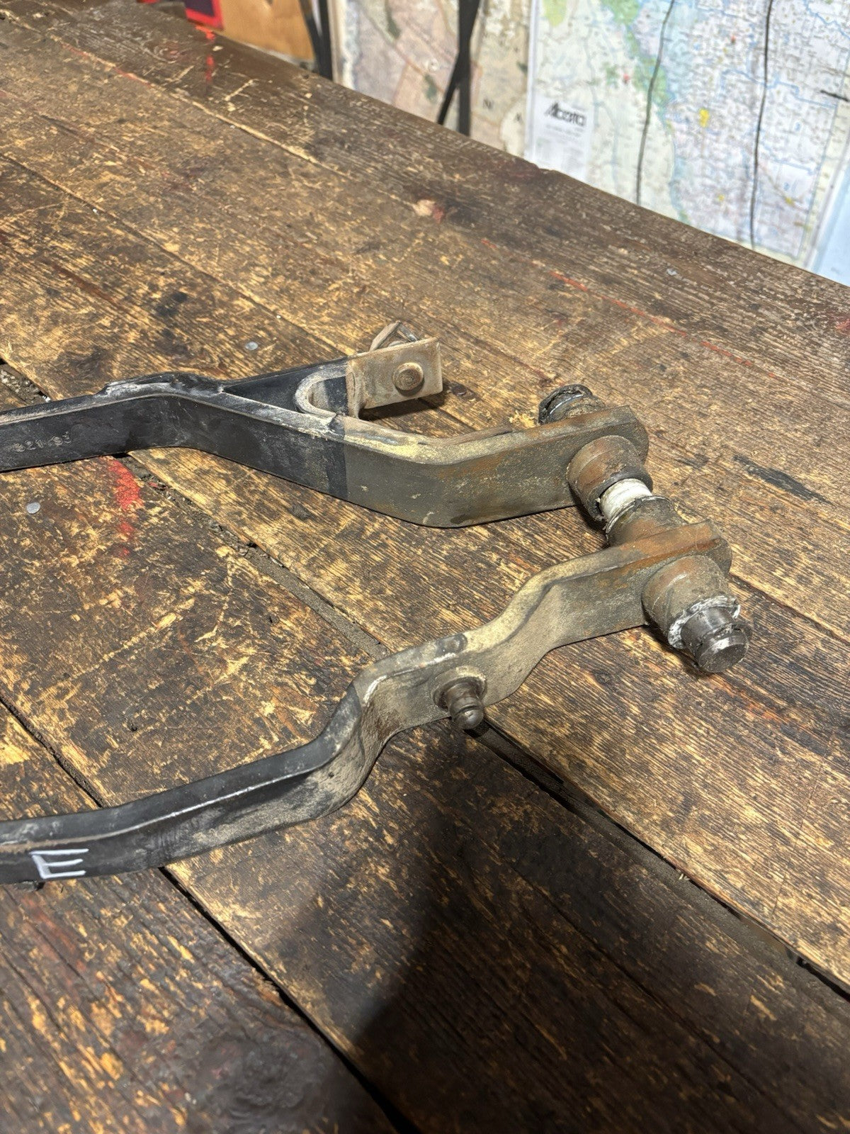 1994-1997 DODGE RAM 1500 2500 3500 CLUTCH &amp; BRAKE PEDAL SET 52009570 / 52078206