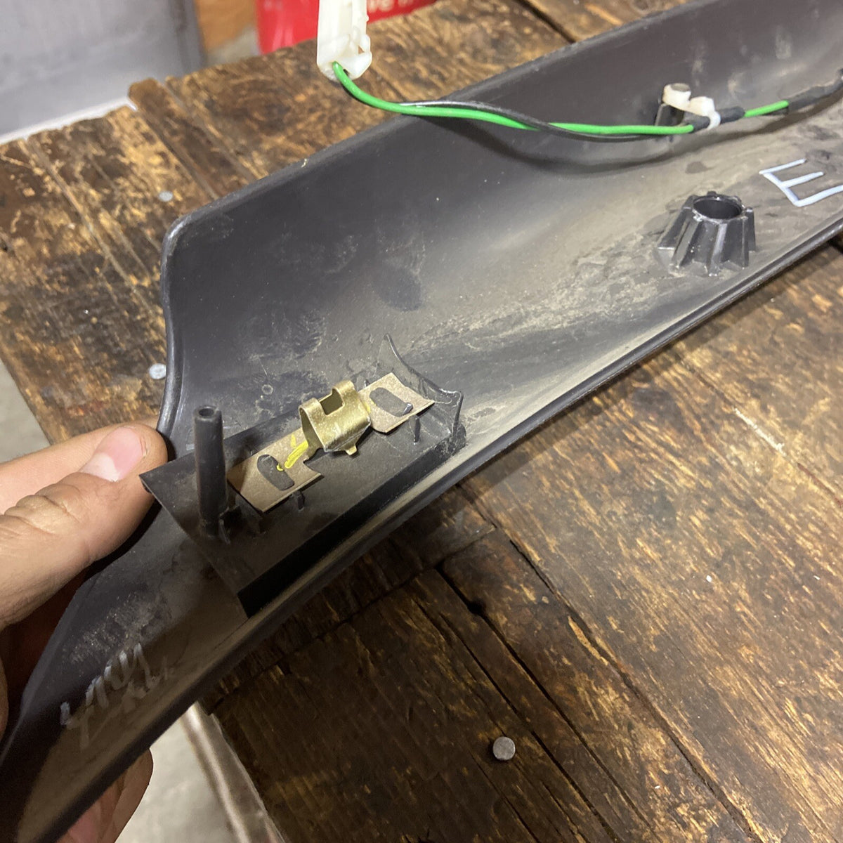 1998-2002 DODGE RAM 2500 3500 SET OF DARK GREY AGATE A PILLAR TRIM WITH SPEAKERS