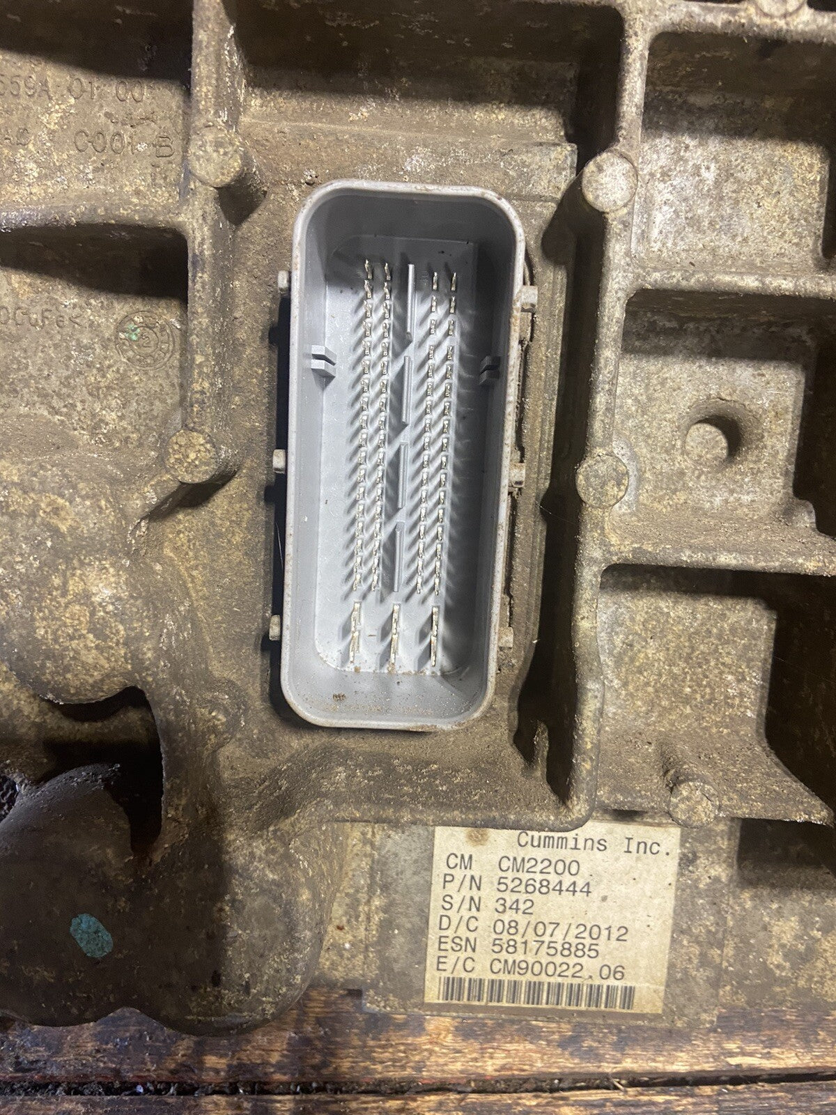 2012 RAM 2500 3500 6.7L CUMMINS MANUAL TRANS ECM ENGINE CONTROL MODULE 5268444