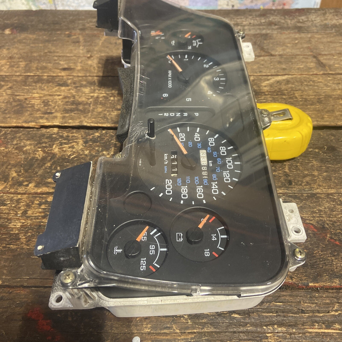 1994 1995 1996 1997 DODGE RAM 2500 3500 GAS INSTRUMENT GAUGE CLUSTER 56020112