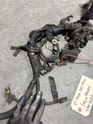 2001 DODGE RAM 2500 3500 24v 5.9l CUMMINS ENGINE HARNESS Pn 3947682