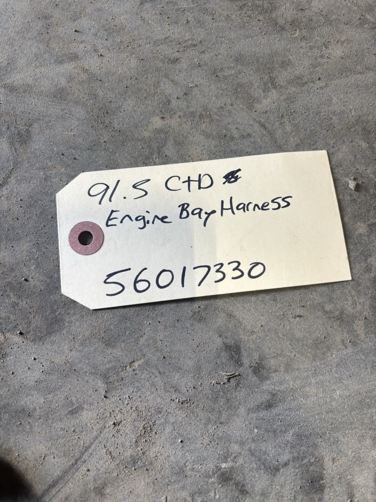 1991 .5 DODGE RAM 250 350 Intercooled CUMMINS ENGINE BAY WIRING HARNESS 56017330