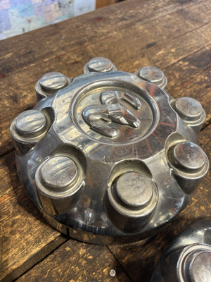 OEM 2003 - 2012 Dodge Ram 2500/3500 SET OF CHROME Center HUB Caps 52121450AD