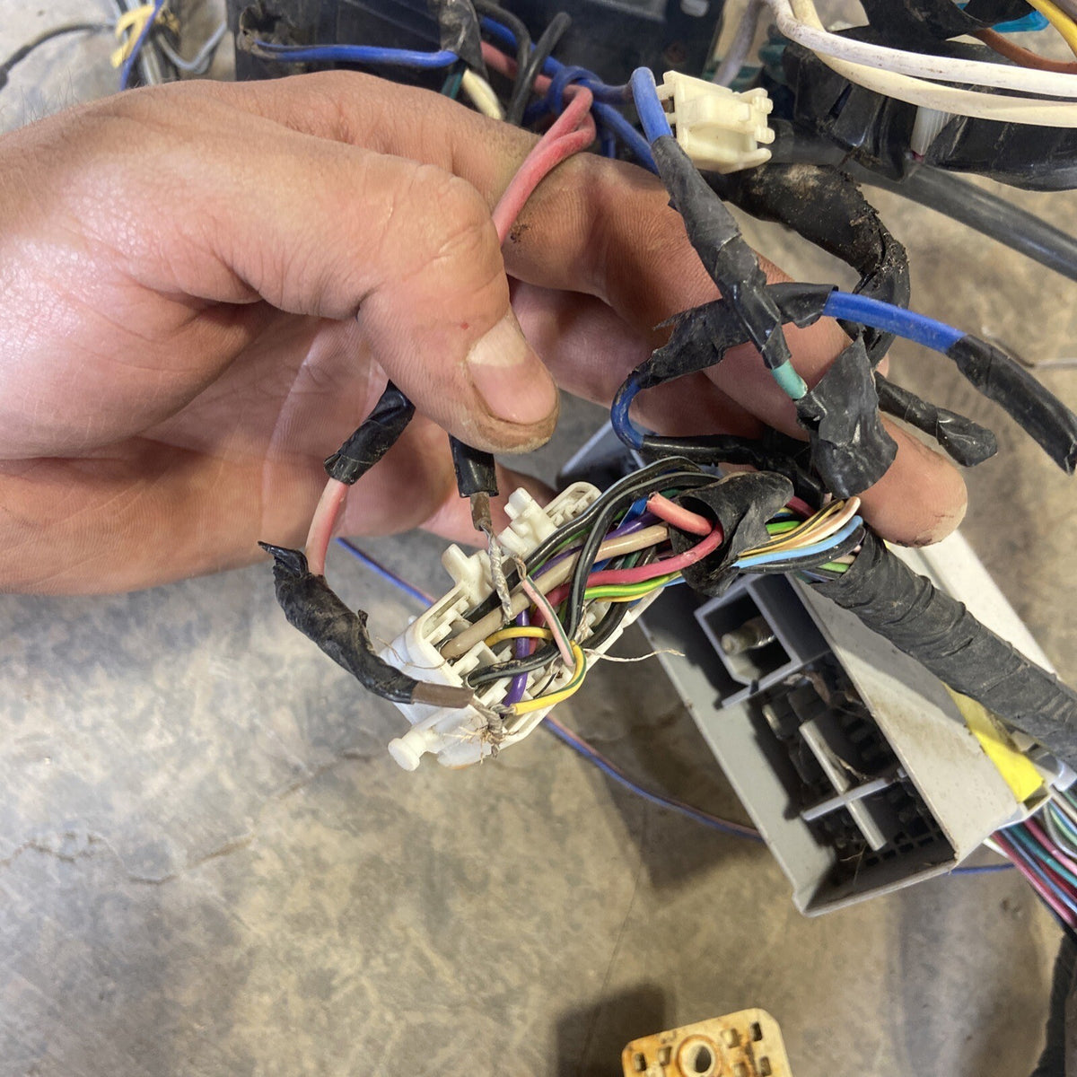 2001 2002 DODGE RAM 2500 3500 CUMMINS MANUAL TRANS DASH WIRING HARNESS 56045362