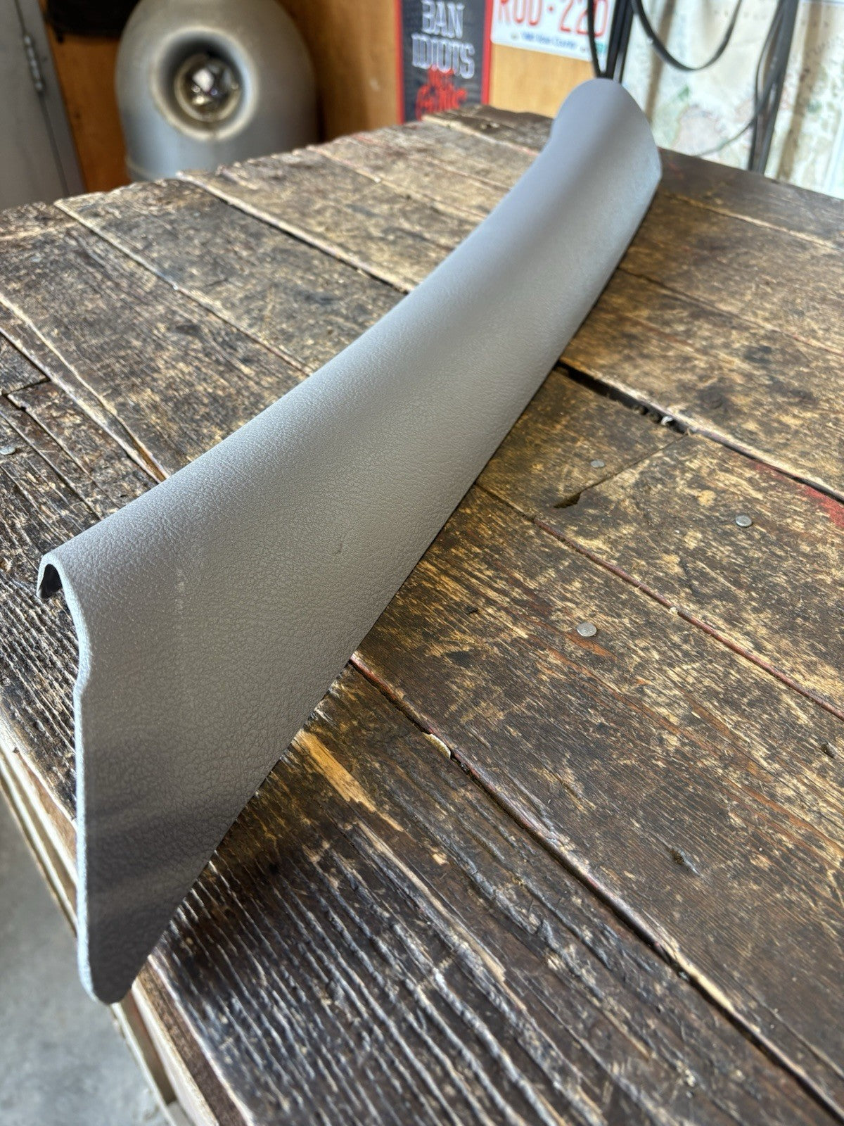 OEM 1998-2002 DODGE RAM TRUCK DRIVER Drivers A PILLAR TRIM LIGHT MIST GREY