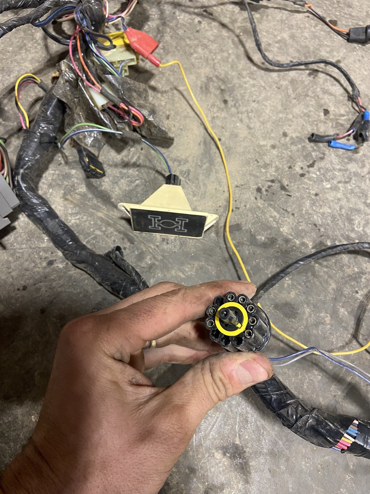 1989 DODGE RAM 250 350 CUMMINS DASH WIRING HARNESS PN 4372783