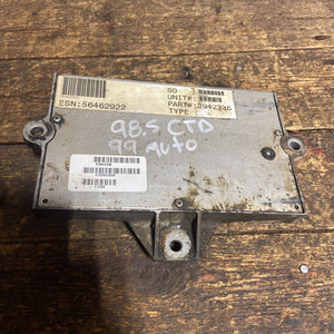 1998 1999 DODGE RAM 2500 3500 5.9L CUMMINS AUTO ECM 3942336 ENGINE COMPUTER