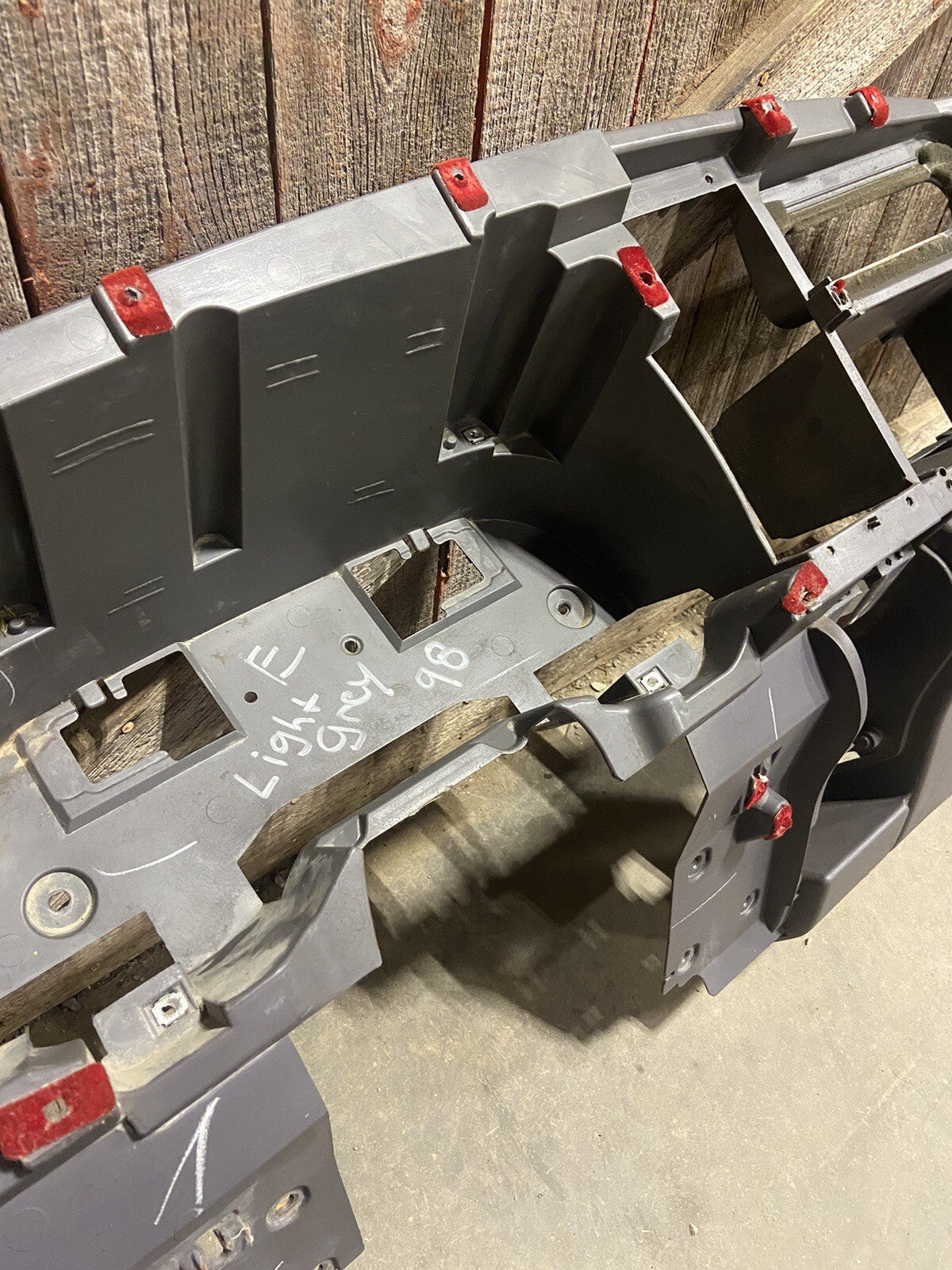 1998 DODGE RAM 2500 3500 LIGHT MIST GREY DASH CORE LOWER STRUCTURE