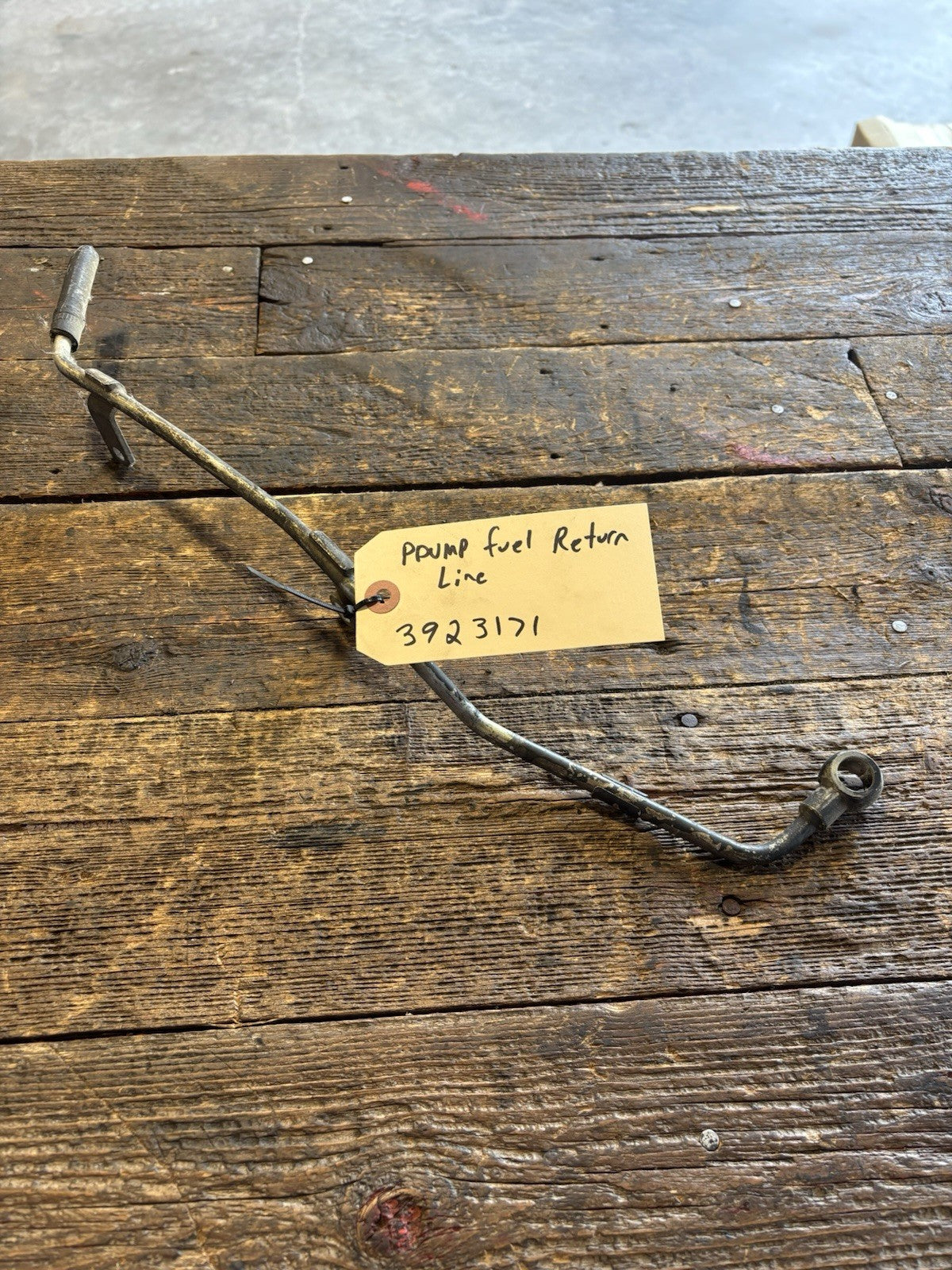 1994 - 1998 DODGE RAM 12V 5.9L PPUMP INJECTION PUMP  FUEL RETURN LINE 3923171