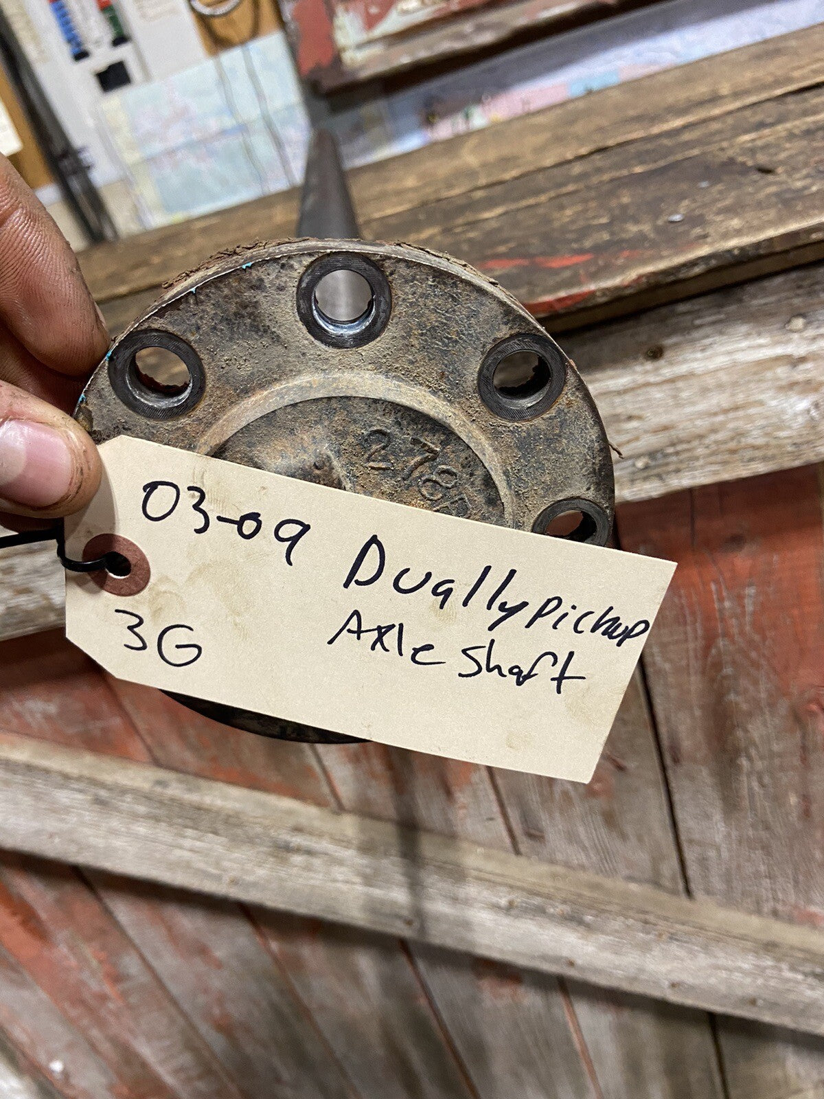 2003 - 2009 DODGE RAM 3500 CUMMINS DUALLY PICKUP REAR AXLESHAFT 40'' TO FLANGE