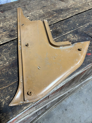 1989-1993 DODGE RAM TAN PASSENGER RIGHT SIDE KICK COWL PANEL 82897