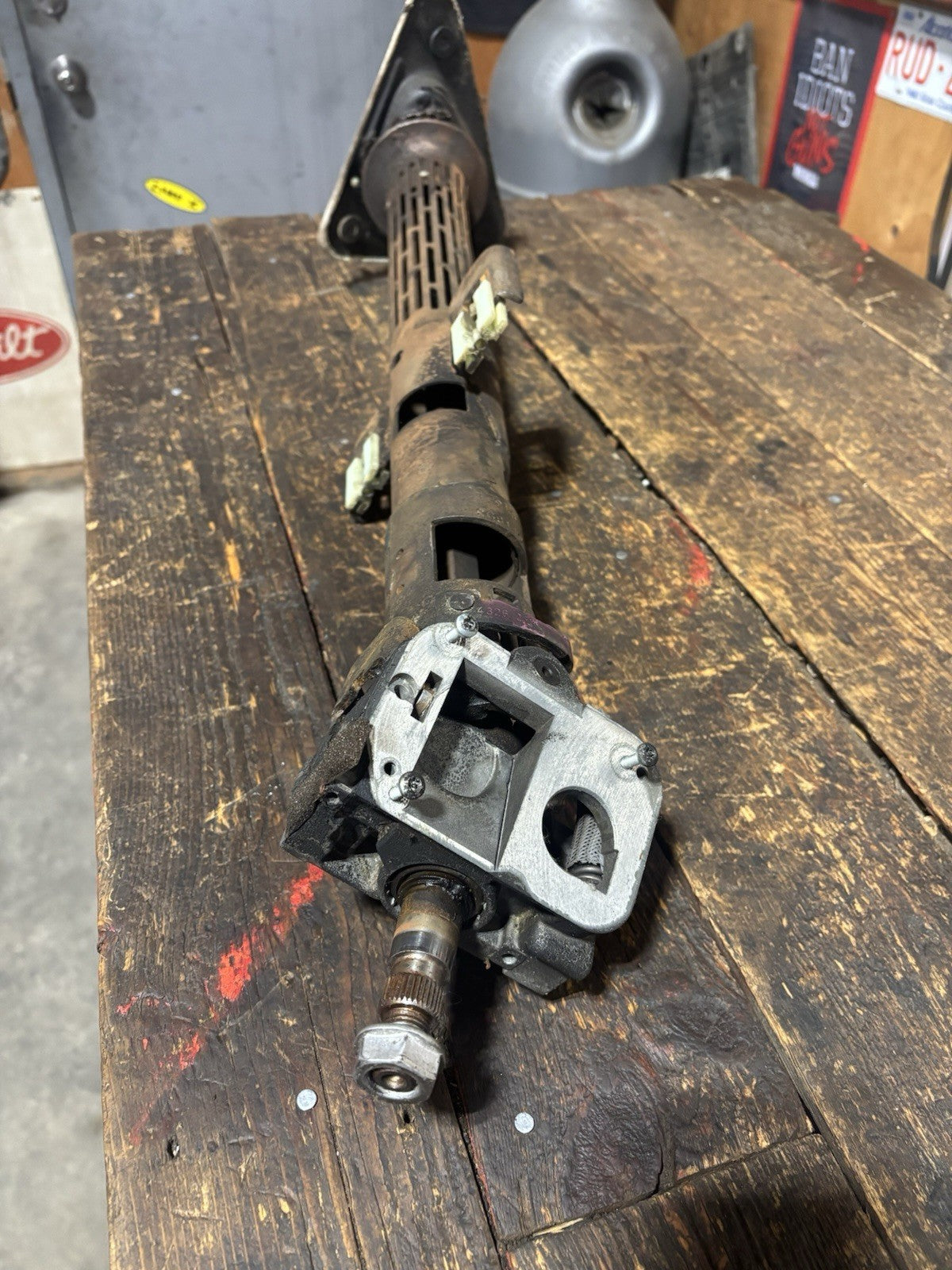 1991 1992 1993 DODGE RAM 250 350 4X4 TILT STEERING COLUMN MANUAL TRANS 52077736