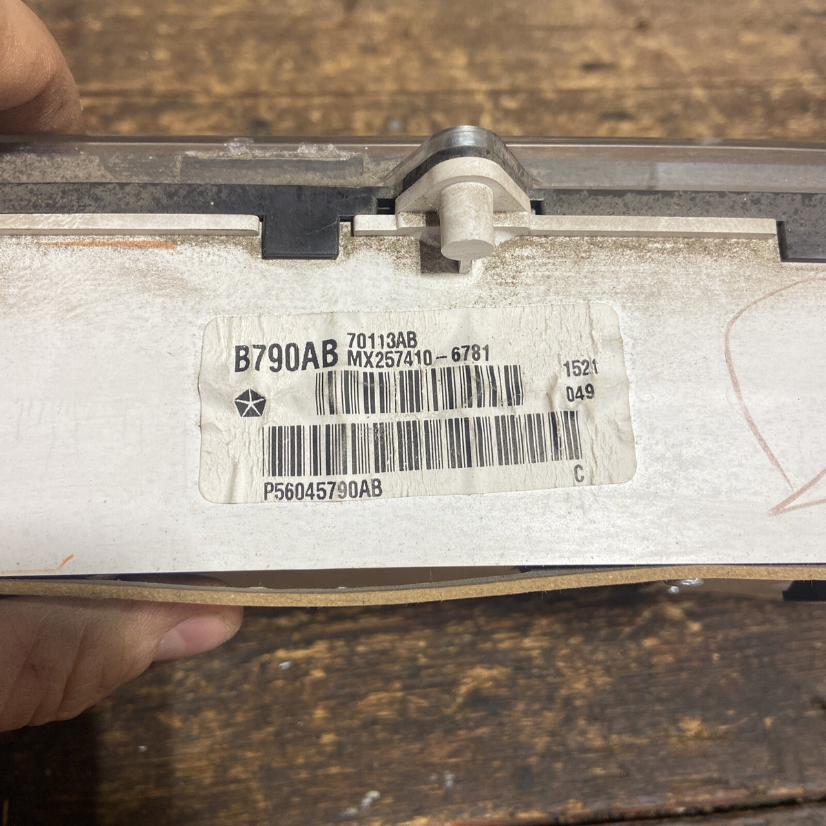 2001 2002 DODGE RAM 2500 3500 CUMMINS INSTRUMENT GAUGE CLUSTER 408km 56045790AB