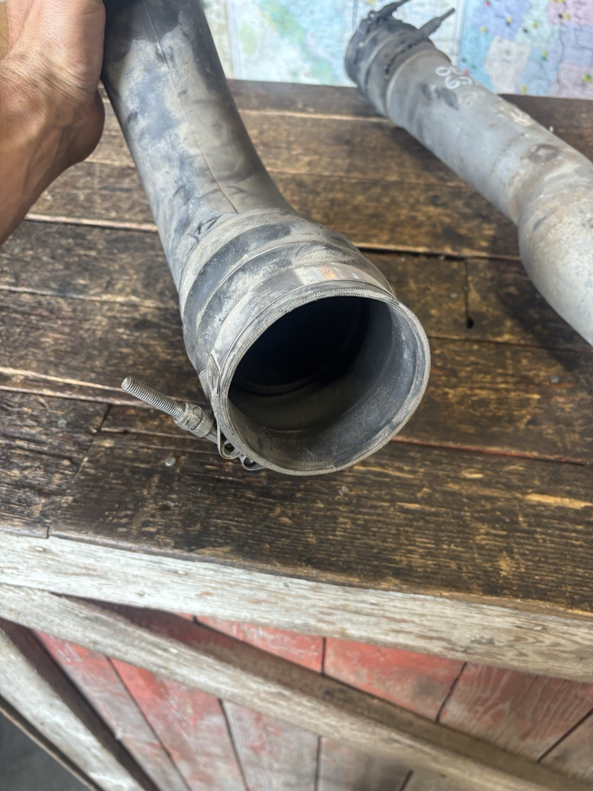 2007 2008 2009 DODGE RAM 2500 3500 6.7L CUMMINS INTERCOOLER PIPES BOOTS &amp; CLAMPS