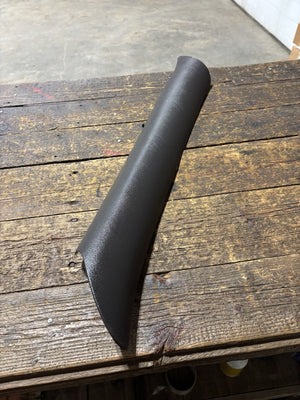 OEM 1998-2002 DODGE RAM TRUCK DRIVER A PILLAR TRIM DARK GREY / CHARCOAL BLACK