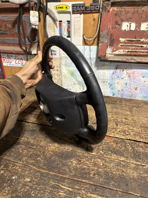 OEM 2ND GEN 1998 - 2002 DODGE RAM 2500 3500 STEERING WHEEL NICE SHAPE