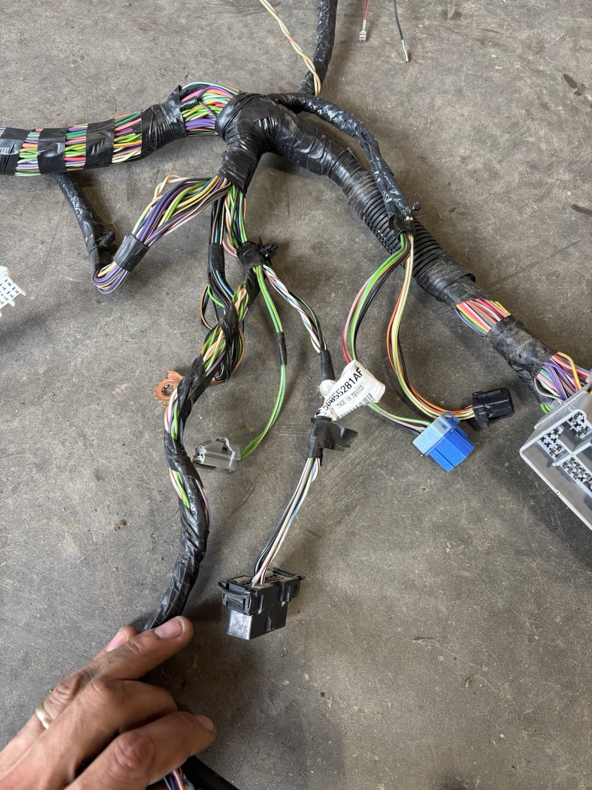 2008 DODGE RAM 2500 3500 CUMMINS DASH WIRING HARNESS LARAMIE G56 56055281AE