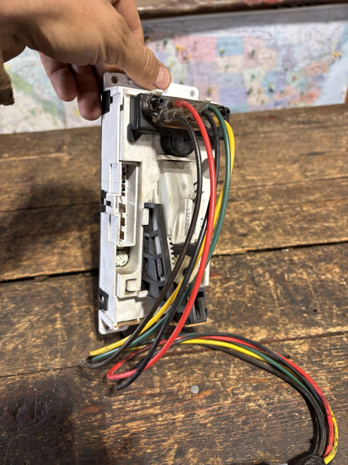 1994-1997 DODGE RAM 2500 3500 DIESEL CLIMATE AC HEATER CONTROL SWITCH 55035672