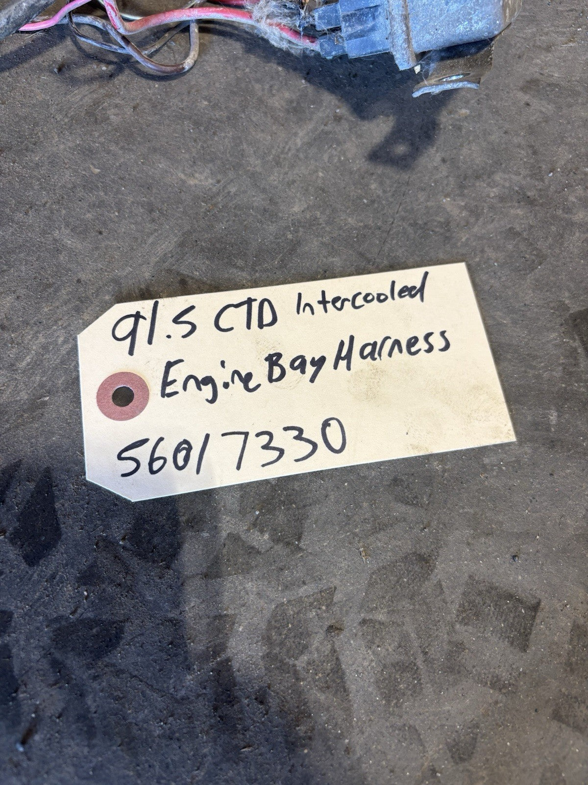 1991 .5 DODGE RAM 250 350 Intercooled CUMMINS ENGINE BAY WIRING HARNESS 56017330