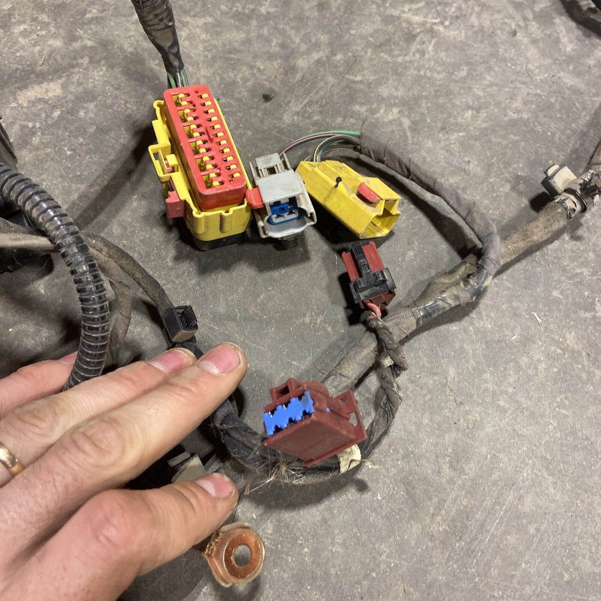 1998 DODGE RAM 2500 3500 12V/ 24V CUMMINS MANUAL DASH HARNESS 56020481AC