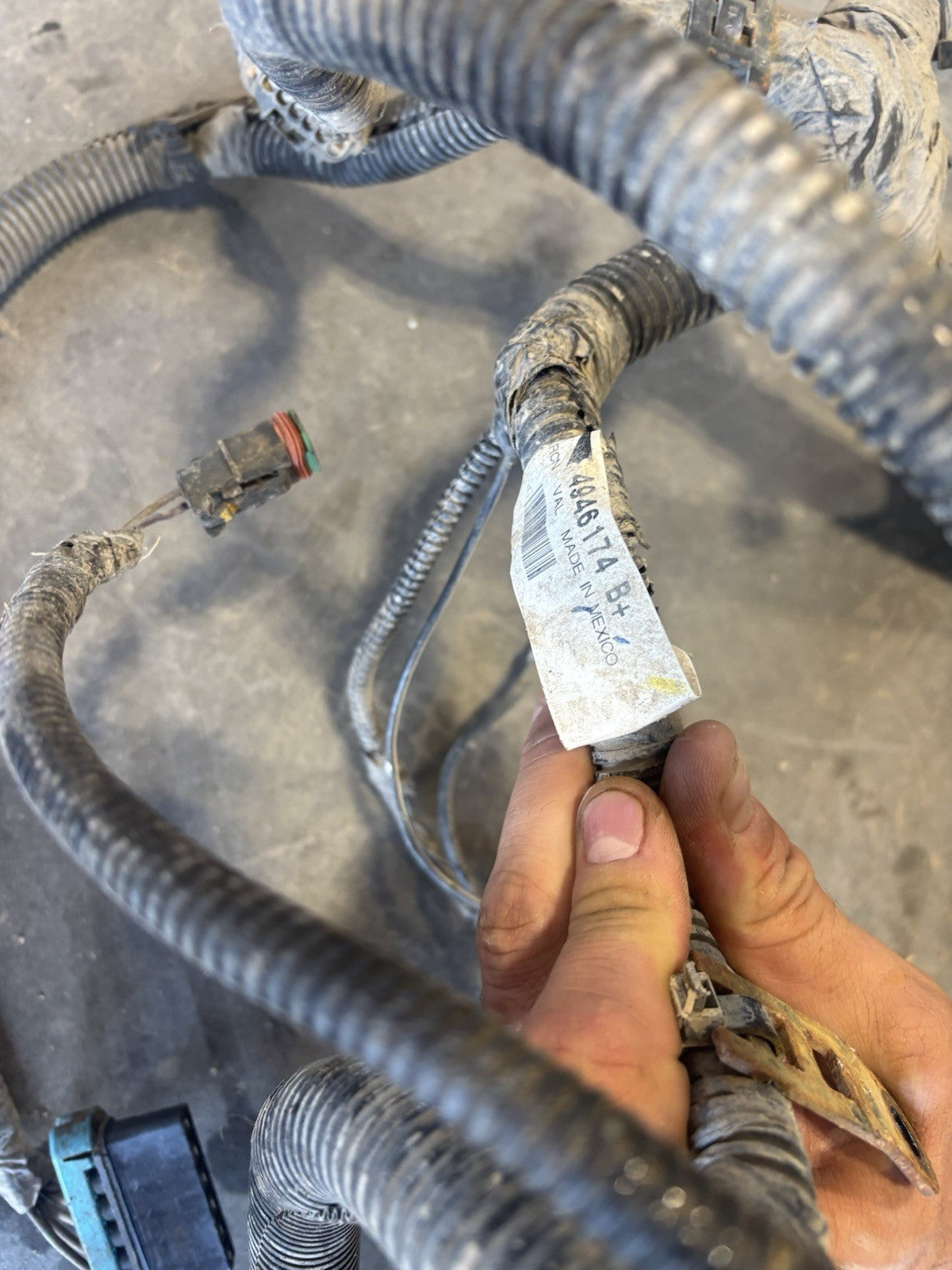 2008 DODGE 6.7L CUMMINS 6SP MANUAL ENGINE TRANS HARNESS 4980107 4946174 04801409