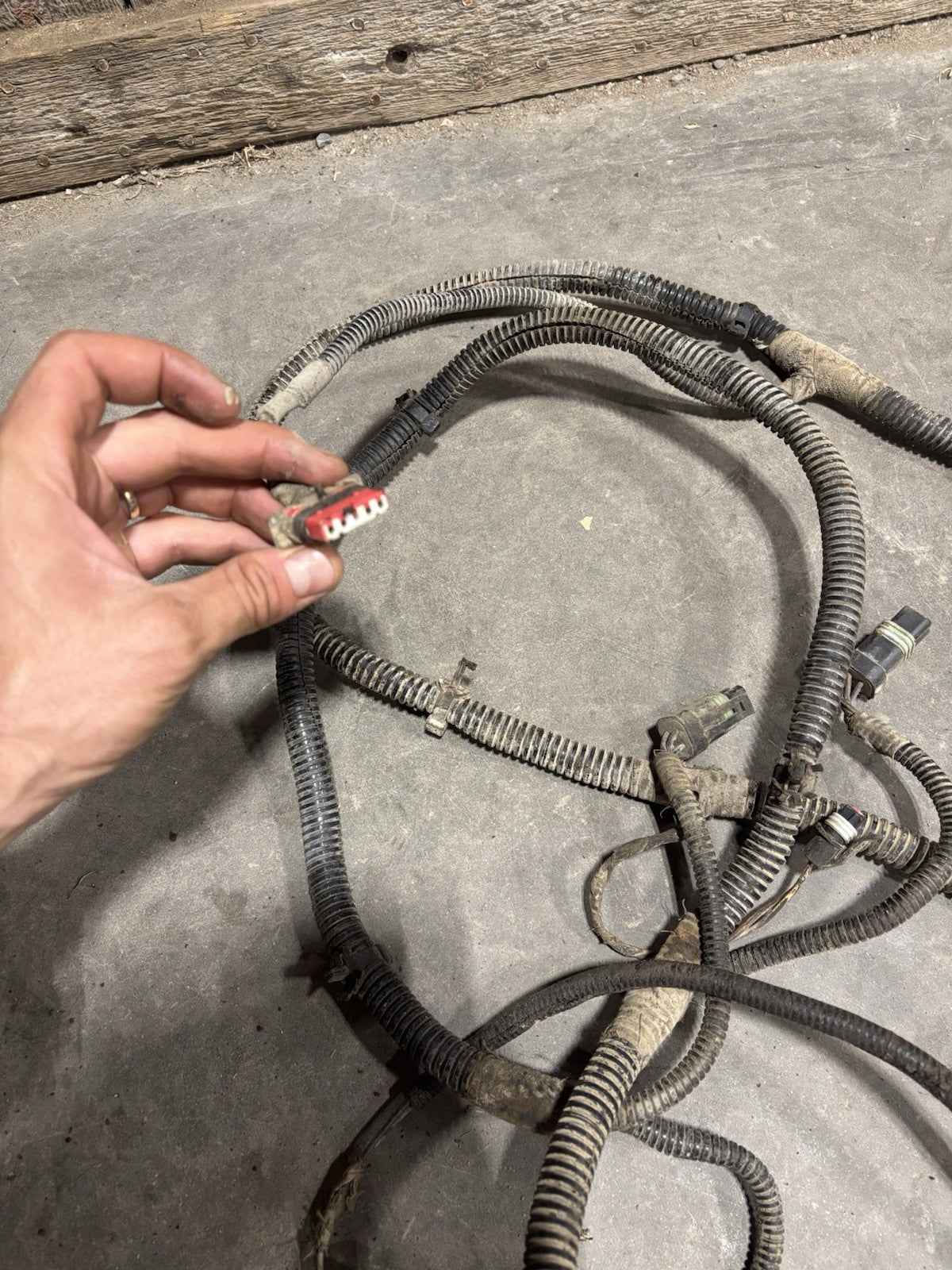 1991 1992 1993 DODGE RAM 250 CUMMINS EXTCABLNGBX FRAME CHASSIS HARNESS 56017407