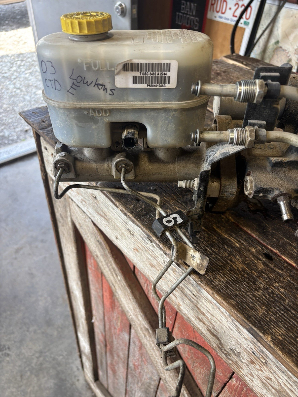 2003 DODGE RAM 2500 3500 CUMMINS HYDROBOOST UNIT 52010194ac