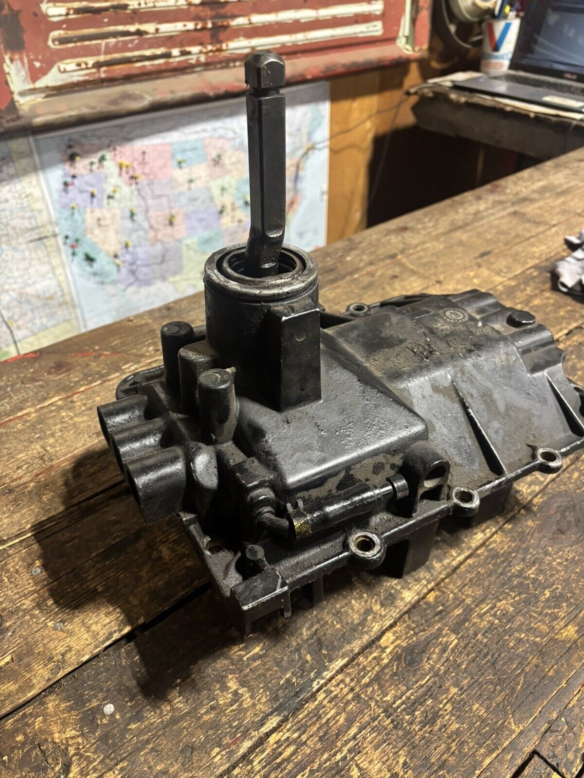 1994 - 1997 DODGE RAM CUMMINS NV4500 LOADED SHIFTER TOP PLATE COVER