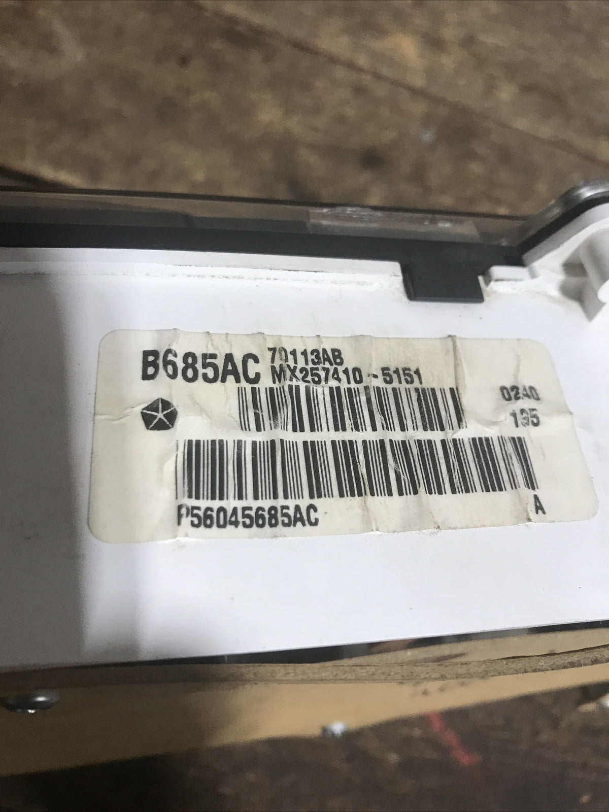 2000 DODGE RAM 2500/3500 DIESEL GAUGE INSTRUMENT CLUSTER PN56045685Ac 400km