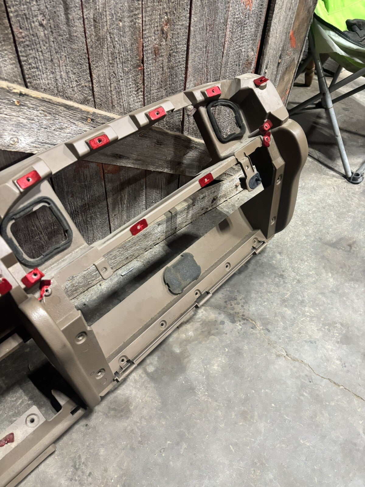 OEM 1999 - 2002 DODGE RAM CUMMINS DASH CORE STRUCTURE TAN BROWN DASHBOARD